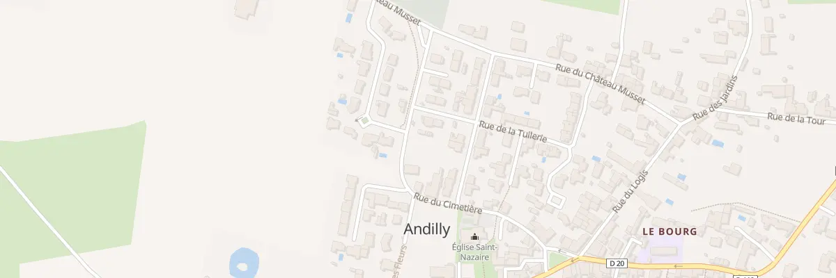 Plan du 16 Rue du Cimetière à Andilly