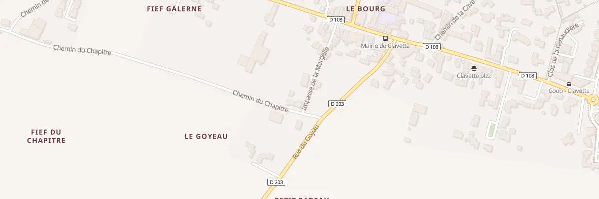 Plan du 4 Che du Chapitre à Clavette