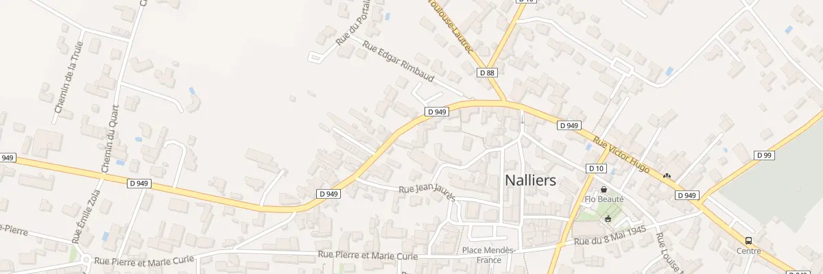Plan du 76 Rue victor hugo à Nalliers