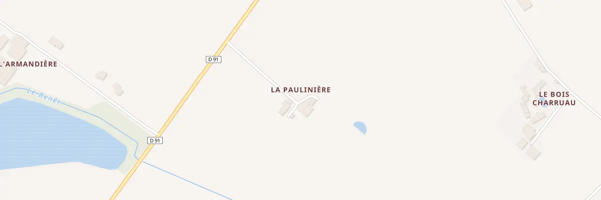 Plan du 5391 La Pauliniere à La Romagne
