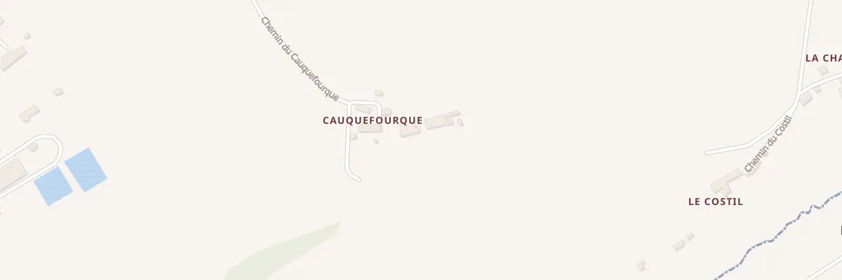 Plan du 657 Che du Cauquefourque à Sainte-Marie-Outre-l’Eau