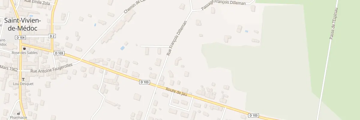 Plan du 56 Rue Francois Dilleman à Saint-Vivien-de-Médoc