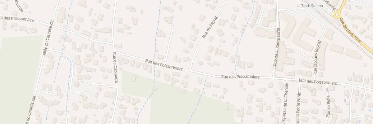 Plan du 38 Rue des Poissonniers au Teich