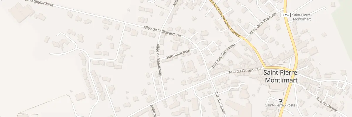 Plan du 7 Rue Saint-Jean à Montrevault-sur-Èvre
