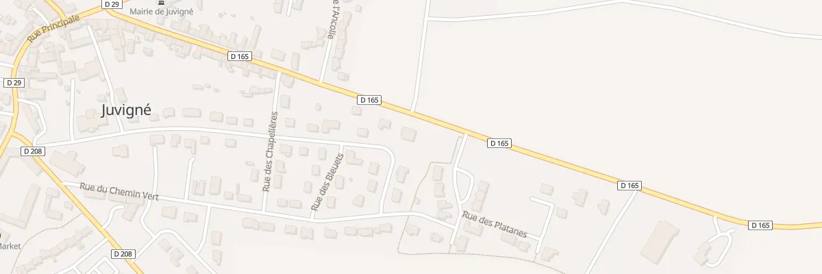 Plan du 29 Rue des Lilas à Juvigné