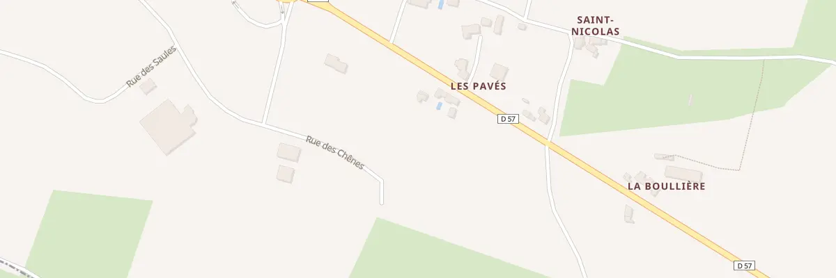 Plan du 3 Ham Les Pavés à La Gravelle
