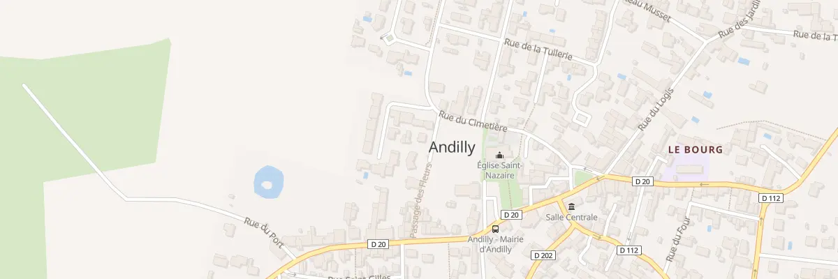 Plan du 11 Pas des Fleurs à Andilly