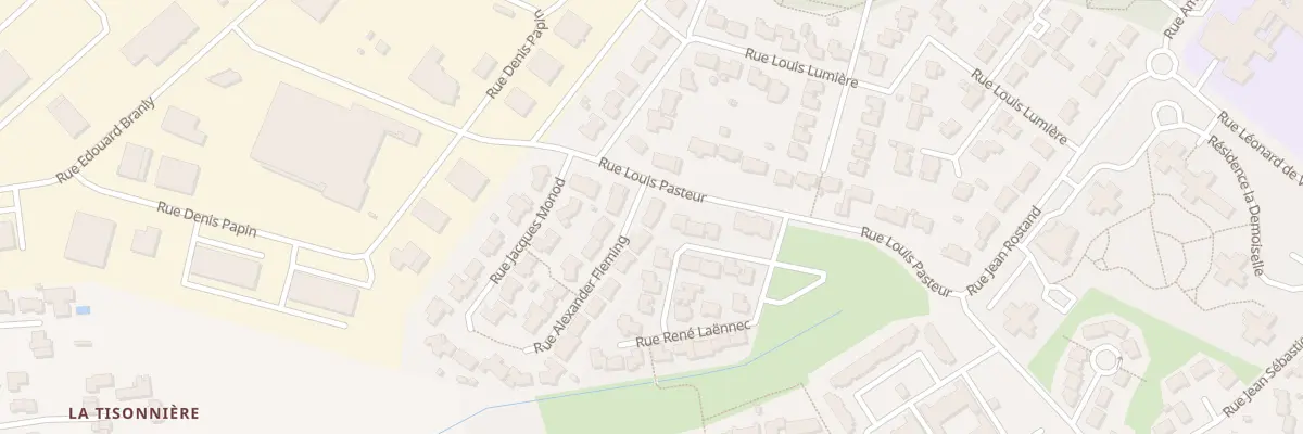 Plan du 1 Rue Alexandre Fleming aux Herbiers