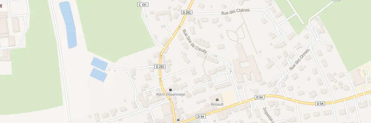 Plan du 11 Rue Sire de Creully à Saint-Clair-sur-l’Elle