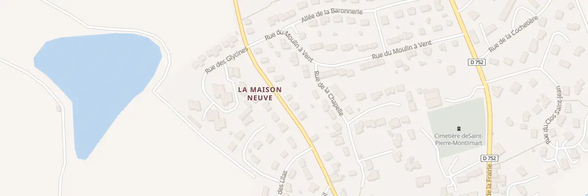 Plan du 36 Rue de la Chapelle à Montrevault-sur-Èvre