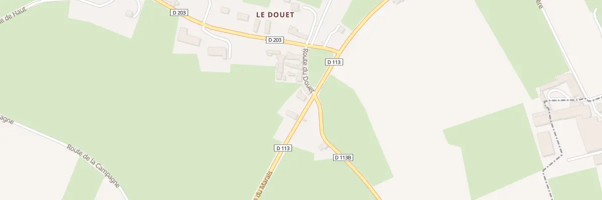 Plan du 5044 Le Douet à Monfréville