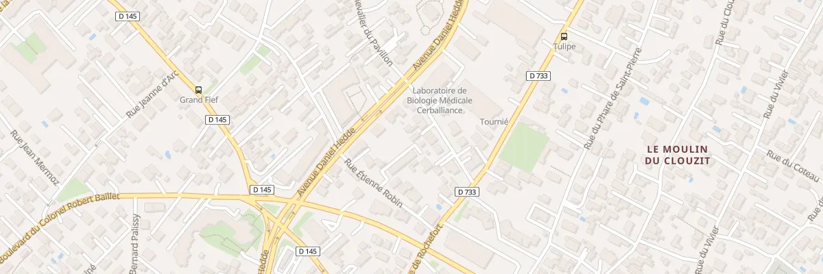 Plan du 12 Rue Chevalier du Pavillon à Royan