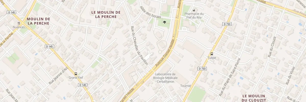 Plan du 25 Rue Chevalier du Pavillon à Royan