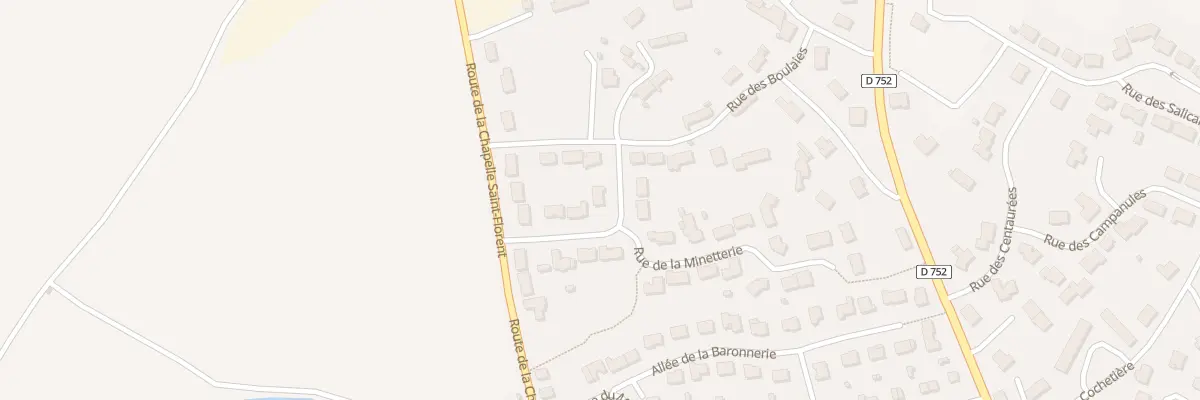 Plan du 5 Rue de la Minetterie à Montrevault-sur-Èvre