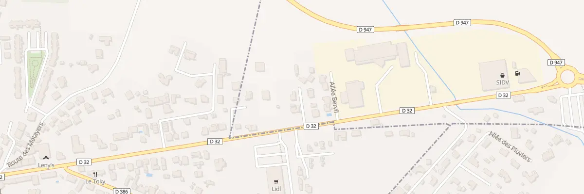 Plan du 83 Rte de Montfort à Yzosse