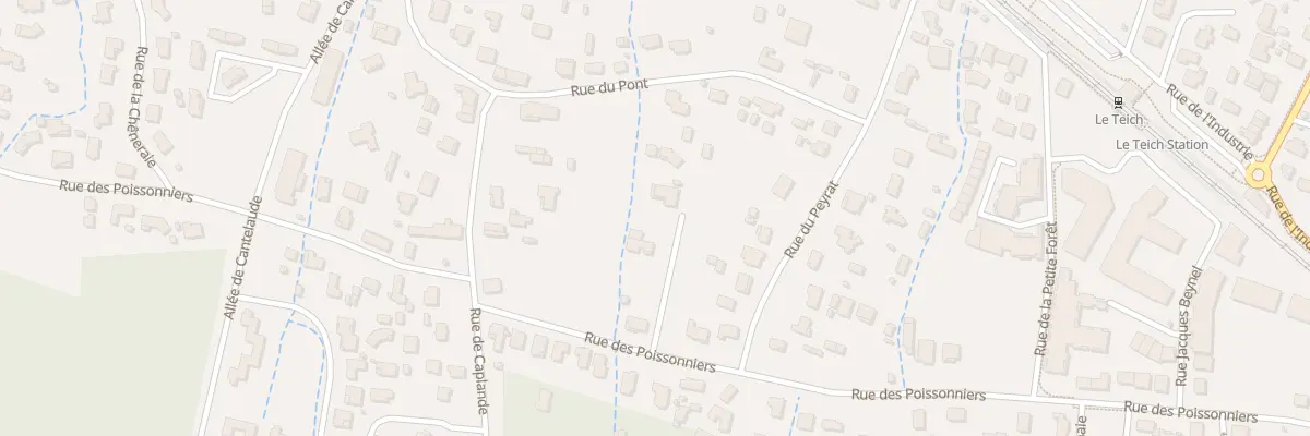 Plan du 44T Rue des Poissonniers au Teich