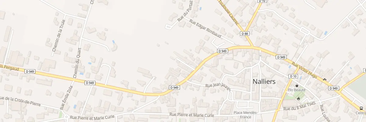 Plan du 83B Rue victor hugo à Nalliers