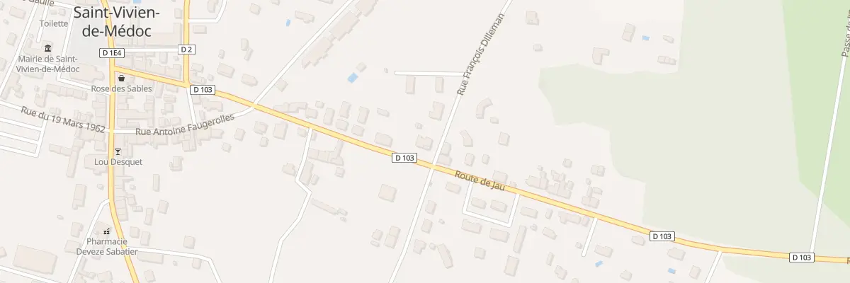 Plan du 37 Rue Francois Dilleman à Saint-Vivien-de-Médoc