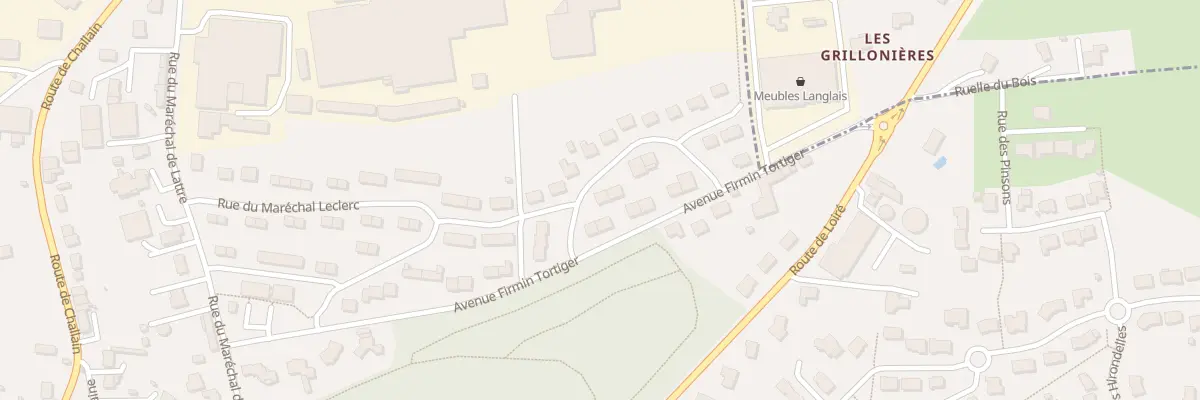 Plan du 34 Rue du maréchal leclerc à Candé