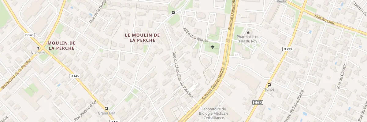 Plan du 33 Rue Chevalier du Pavillon à Royan