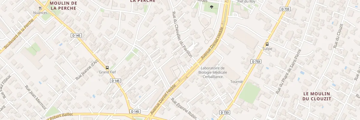 Plan du 24 Rue Chevalier du Pavillon à Royan