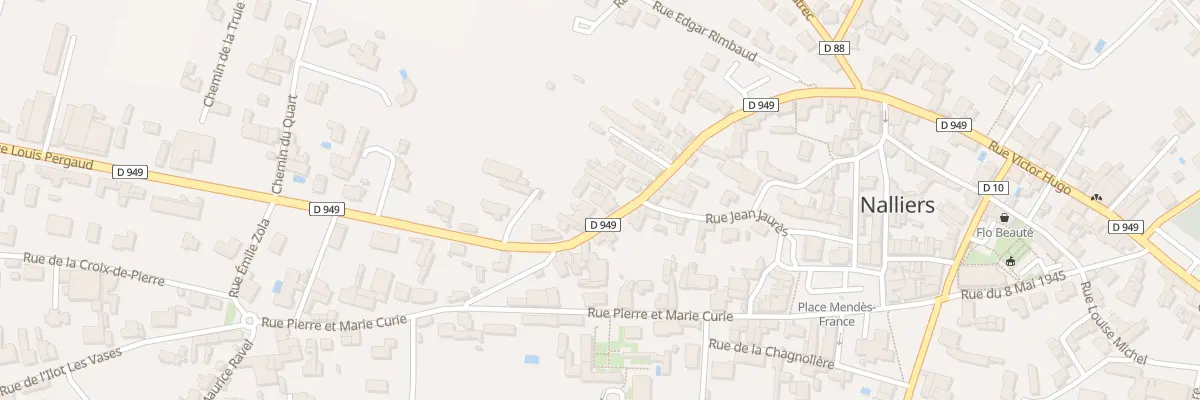 Plan du 95 Rue victor hugo à Nalliers