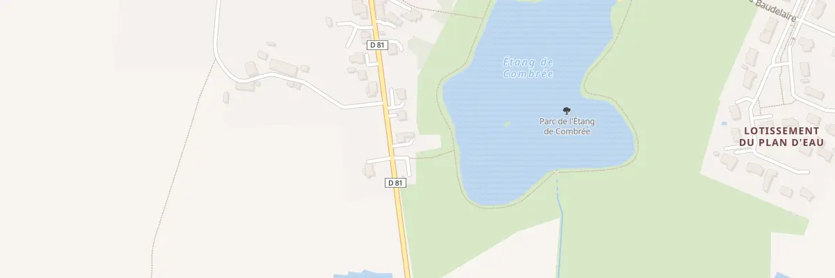 Plan du 12 Rue de la Verzee (Combree) à Ombrée d’Anjou