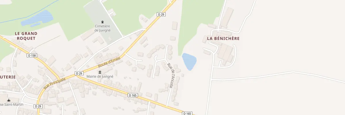 Plan du 20 Rue de l’Ancolie à Juvigné