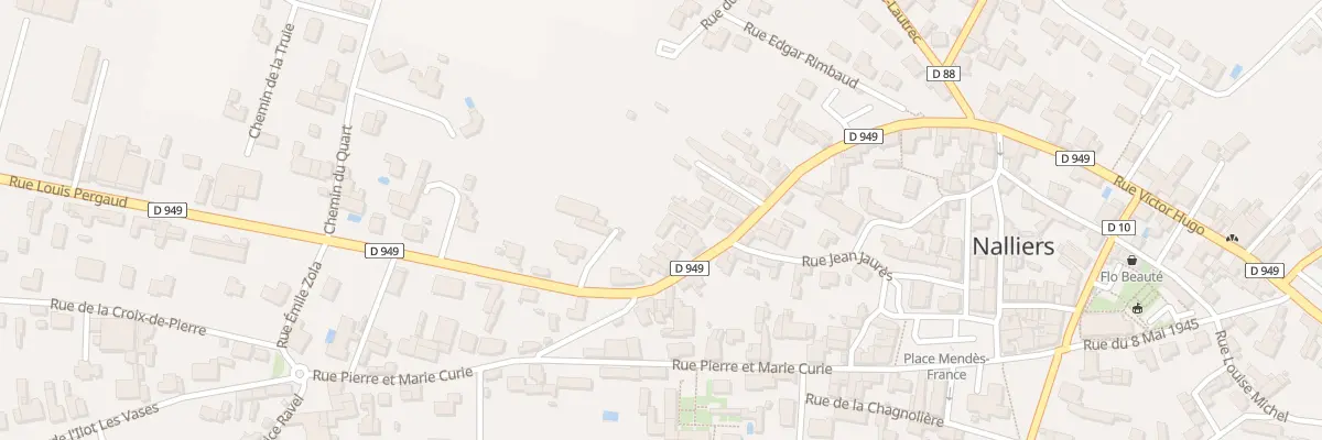 Plan du 97 Rue victor hugo à Nalliers