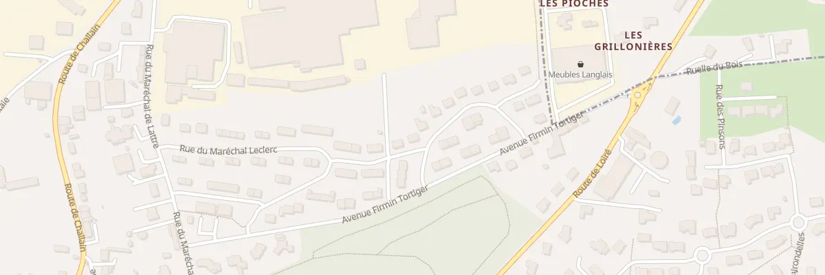 Plan du 41 Rue du maréchal leclerc à Candé