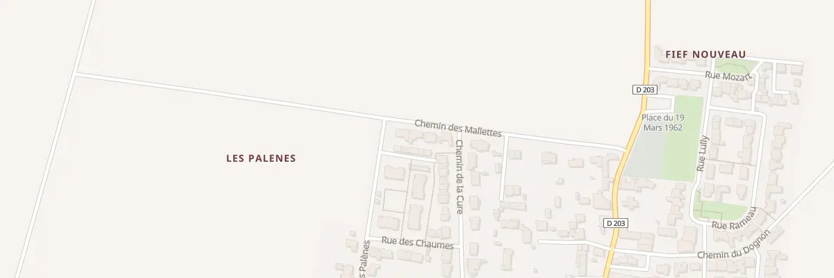 Plan du 21 Che des Mallettes à Clavette