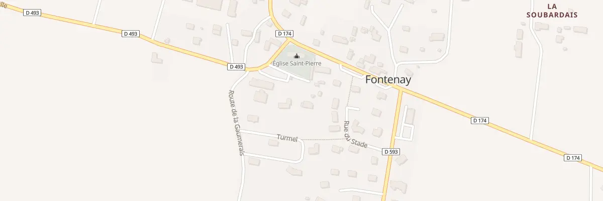 Plan du 7 Rte de la Salle - Fontenay à Romagny Fontenay