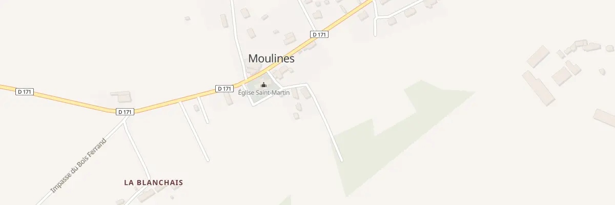 Plan du 5004 Le Bourg à Moulines