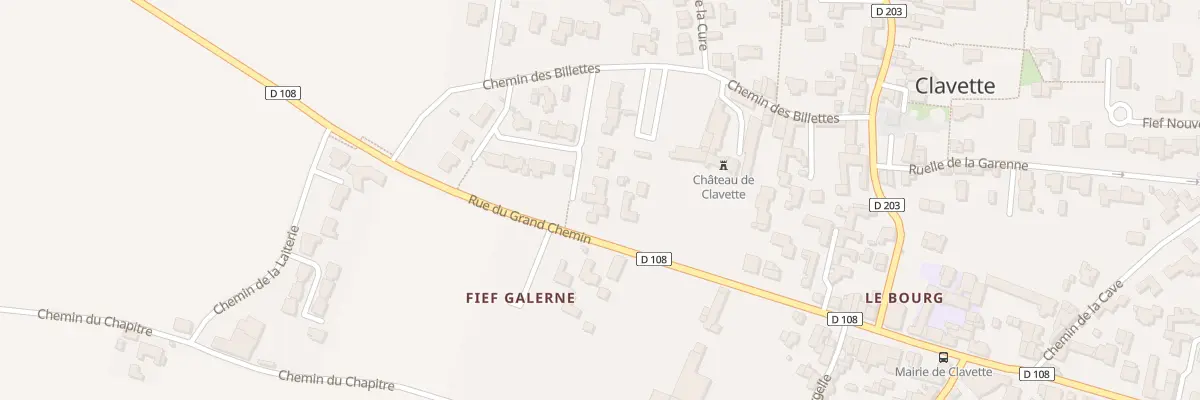 Plan du 4B Fief de la Gravelle à Clavette