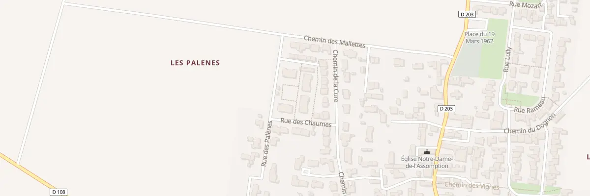 Plan du 9 Rue des Palenes à Clavette
