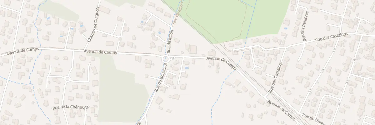 Plan du 13B Av de Camps au Teich