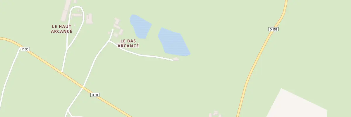 Plan du 8 Le Bas Arcance à La Croixille