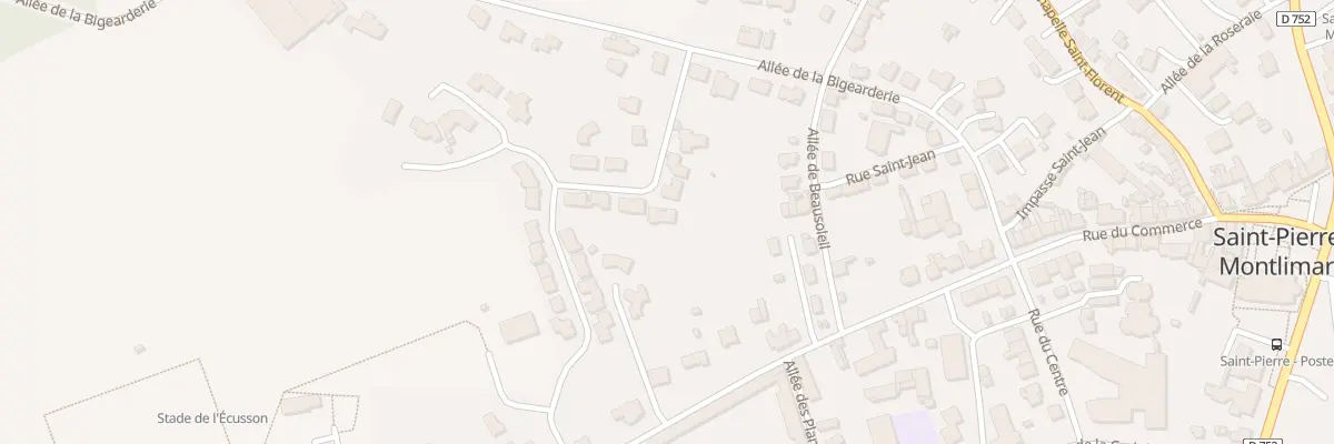 Plan du 8 All des Jardins à Montrevault-sur-Èvre