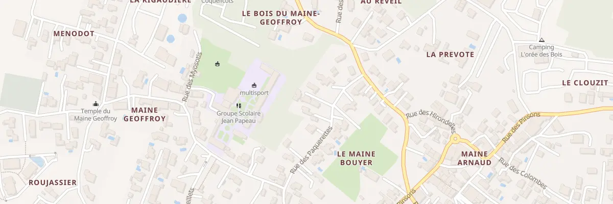 Plan du 20 Rue des Pâquerettes à Royan