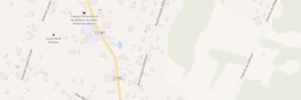 Plan du 28 Rue Francois Dilleman à Saint-Vivien-de-Médoc