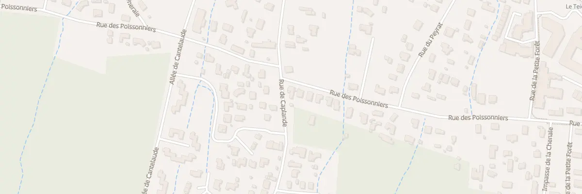 Plan du 55T Rue des Poissonniers au Teich
