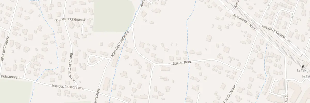 Plan du 13T Rue du Bouscaut au Teich