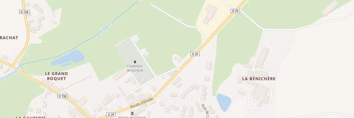 Plan du 13 Rte d’Ernée à Juvigné