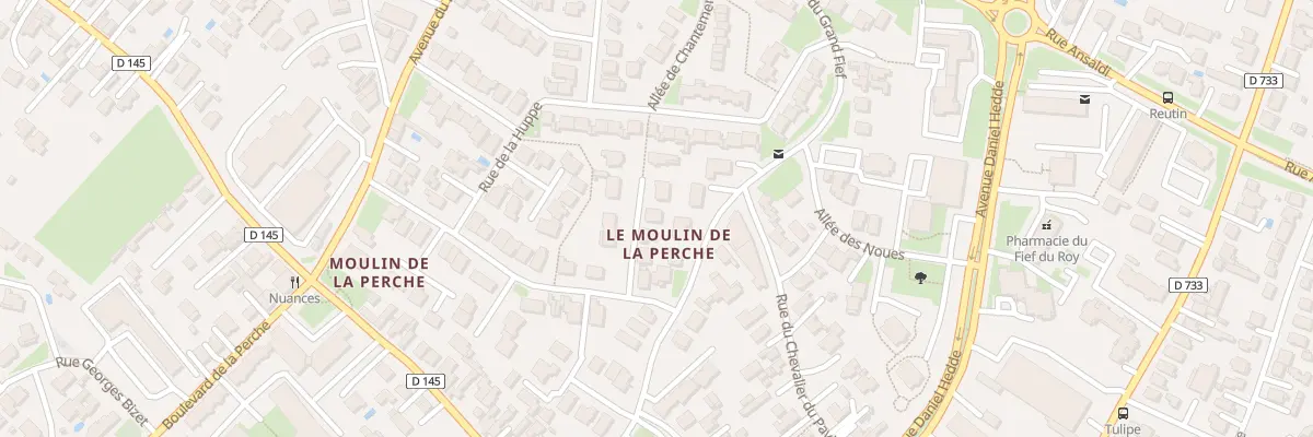 Plan du 7 All des Bergeronnettes à Royan