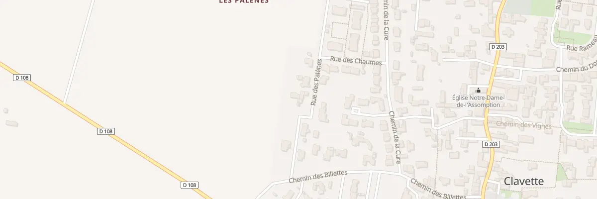 Plan du 3 Lot Les Palenes à Clavette