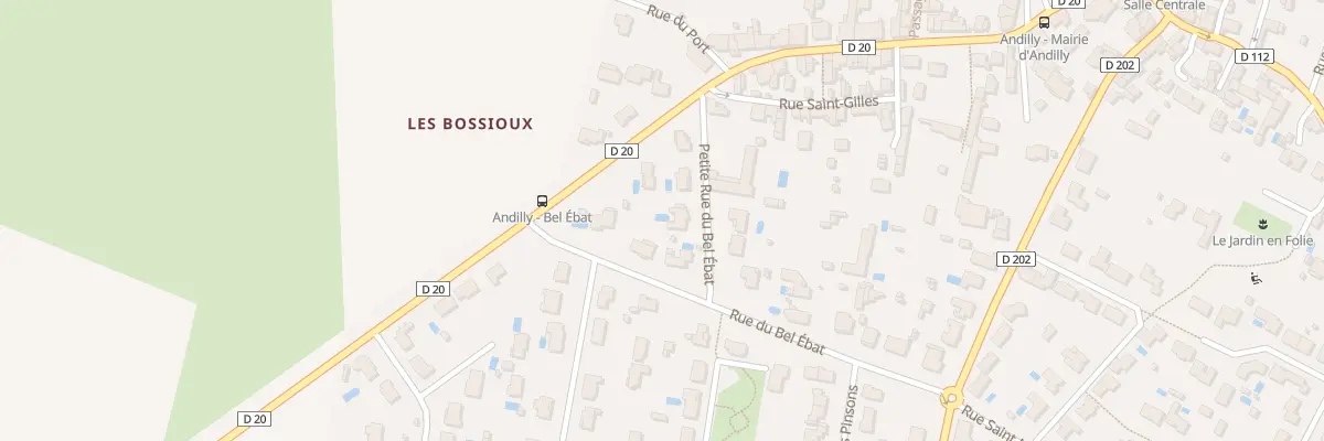 Plan du 8 Ptr Petite Rue du Bel Ebat à Andilly