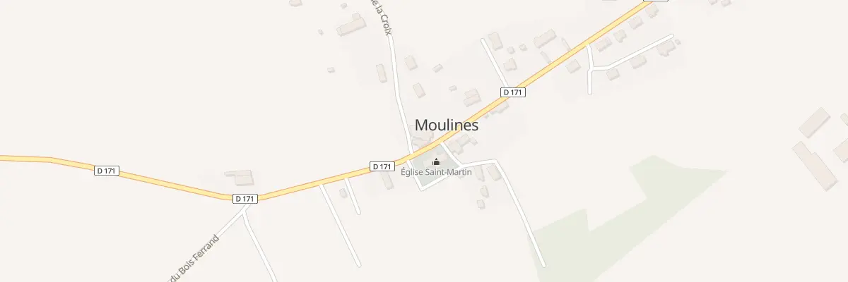 Plan du 5008 Le Bourg à Moulines