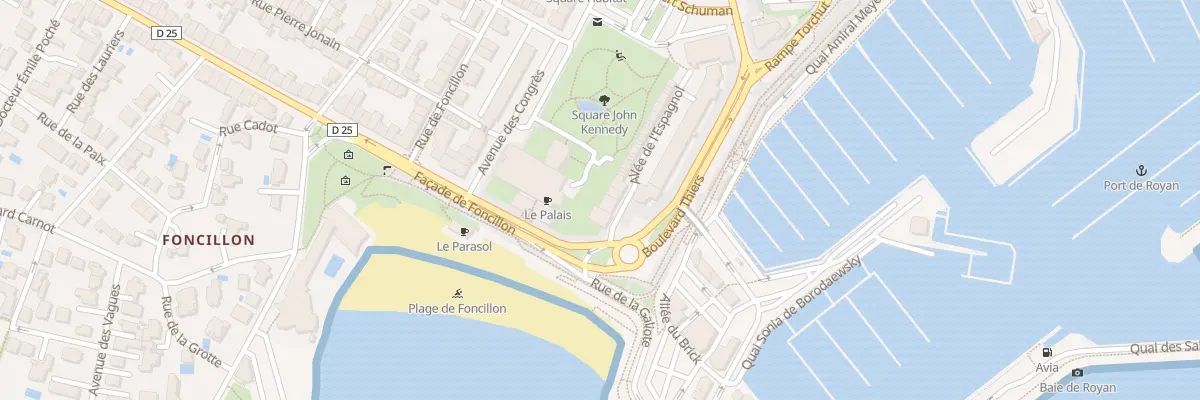 Plan du 36 Bd Thiers à Royan