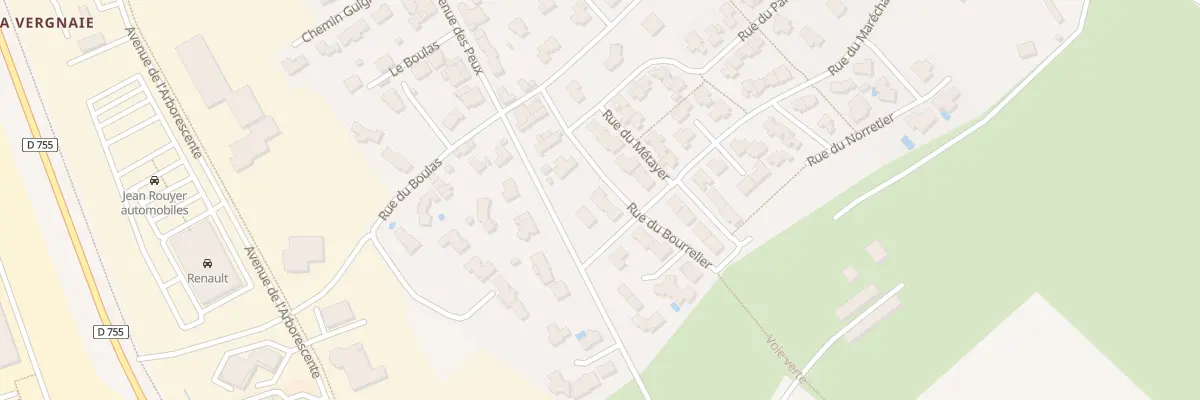 Plan du 10 Rue du Bourrelier aux Herbiers
