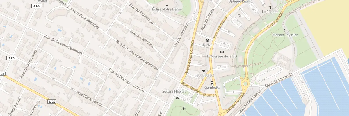 Plan du 24 Rue de Foncillon à Royan